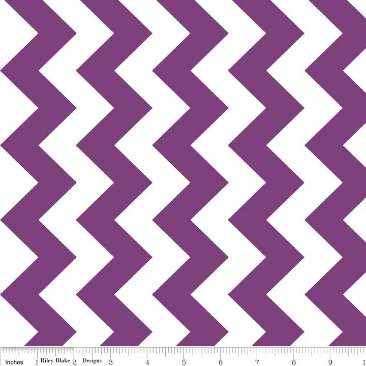 Chevron Purple by RBD Designers for Riley Blake, 1/2 yard, 57"/58" wide fabric - Image 1 of 1