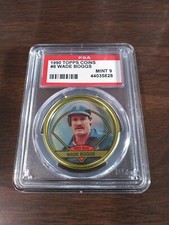 1990 Topps Coins #6 Wade Boggs Red Sox graded PSA 9 Mint