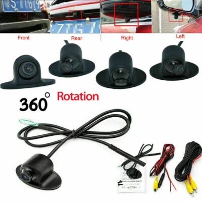 360 Degree Car Rear View Camera Reversing Backup Camera Night Vision Waterproof - Image 1 of 4