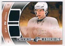 2011-12 SPX WINNING MATERIALS SIDNEY CROSBY DUAL JERSEYS 1 COLOR PITTSBURGH