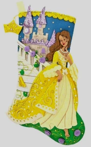 Bucilla Glas Slipper Filz Weihnachten Strumpf Kit 18" Aschenputtel Prinzessin Königin - Bild 1 von 2