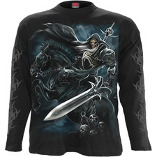 GRIM RIDER - Longsleeve T-Shirt Black