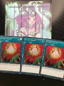 Yugioh 3x Squib Draw MP18-EN138 Secret Rare 1st Edition Mint - Picture 1 of 1