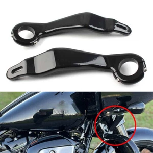 Supporto carena per Harley Road Glide FLTRX FLTRU 2015-2022 coppia nero - Foto 1 di 8