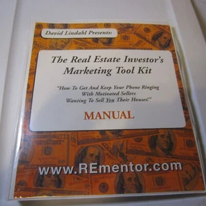 DAVID LINDAHL-REAL ESTATE INVESTORS MARKETING TOOL KIT 10 DISCS/BOOKLE T- RARE! - Picture 1 of 3