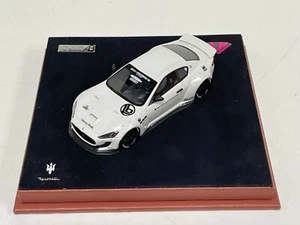 1/43 AB Models Maserati Granturismo Liberty walk bianco base in pelle personalizzata. 3 - Foto 1 di 6