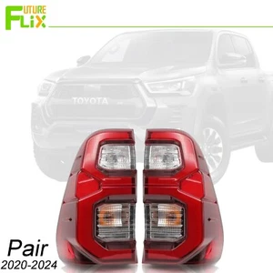 Rear Right & Left LED Tail Light Lamp Pair For Toyota Hilux Revo Rocco 2020-2024 - Picture 1 of 14