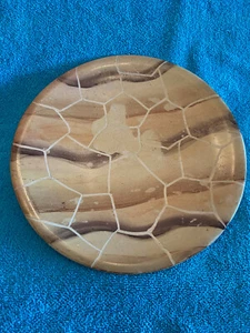 PLACA DE TALLA DE PIEDRA HECHA A MANO ARTE DE KISII AFRICANA por el miembro de la tribu de KENIA - Imagen 1 de 3