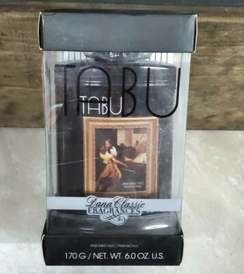 Dana ~ Tabu ~ Talco perfumado para mujer 6 oz, 170 g, coctelera Nuevo en caja Foto 1 de 4