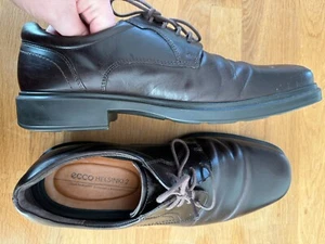 ECCO Helsinki 2 Mens Leather Dress Shoe Upper Square Toe Brown US 10 - 10.5 - Picture 1 of 7