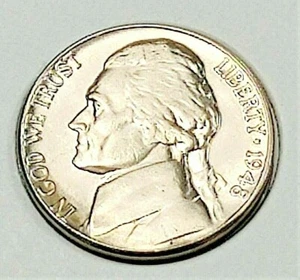 1948 BU Jefferson Nickel Pulled From OBW Roll - Picture 1 of 2