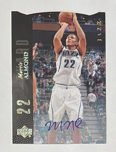 Morris Almond 2008-09 Upper Deck NBA UD Lineage Die Cut Auto Autograph #180 - Picture 1 of 2