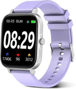 Smart Watch Uomo Donna Impermeabile Frequenza Cardiaca Fitness per iPhone 11 12 13 14 15 16 - Foto 1 di 32