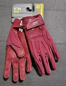 Nxtrnd G3 Padded Football Gloves, Sticky Padded Receiver Gloves -Burgundy Size S - Picture 1 of 4