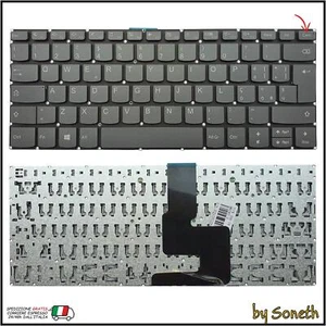 TASTIERA ITALIANA PER LENOVO IDEAPAD V330-14ARR 81B1 V330-14IKB 81B0 GRIGIA - Foto 1 di 3