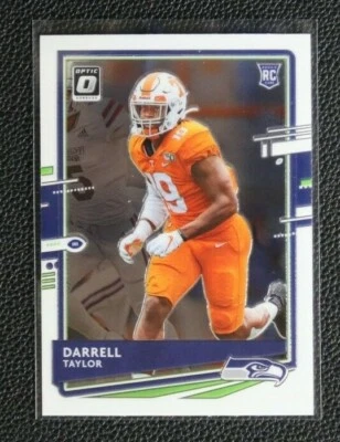 💎2020 DONRUSS OPTIC DARRELL TAYLOR SEATTLE SEAHAWKS DE 136 ROOKIE RC💎 - Image 1 of 2