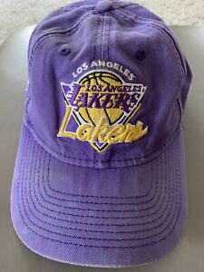Los Angeles Lakers New Era 9Twenty NBA 75th Anniversary Strapback Hat Cap Purple