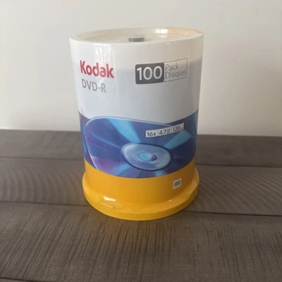 Kodak DVD-R 16 X Speed 4.7GB 100 Discs New And Sealed - Image 1 of 2