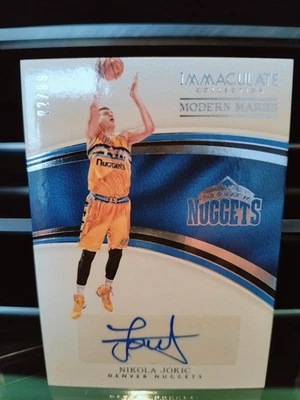 2016-17 Immaculate Nikola Jokic Auto /99 2nd Year  SSP Nuggets MVP - Image 1 of 4