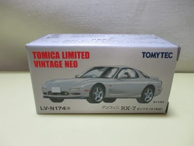 TOMY TEC Tomica Limited Vintage Neo LV-N174a 1/64 Mazda Efini RX-7 Tipo R Prata - Imagem 1 de 3