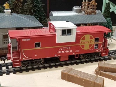 OMI-Ajin Brass HO Scale White Cupola Caboose Santa Fe ATSF #999801 - Image 1 of 4