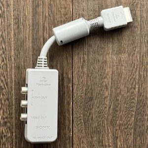 Sony PlayStation 1 PS1 Official OEM AV Adapter Cable SCPH-1160 Tested - Picture 1 of 6