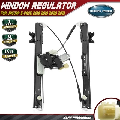 Rear Passenger Regulator & Motor Assembly for Jaguar E-Pace 2018 2019 2020 2021 - Image 1 of 4