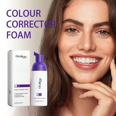 Mousse de limpeza profunda unissex espuma clareadora dental creme dental remoção de manchas - Imagem 1 de 4