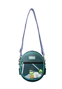 Bolso Nickelodeon Teenage Mutant Ninja Turtles Naruto Leonardo X Sasuke Nuevo con Etiquetas - Imagen 1 de 3