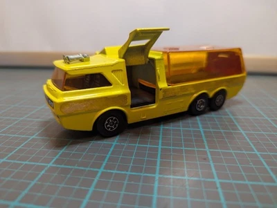 MATCHBOX SUPER KINGS K7 AMARILLO EQUIPO DE CARRERAS COCHE TRANSPORTADOR TRANSPORTADOR 1/43 1972  Foto 1 de 4