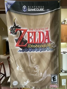 Legend of Zelda The Wind Waker 5ft Flag Nintendo GameCube 2002 Banner Poster NGC - Picture 1 of 3