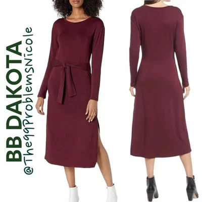 BB Dakota by Steve Madden More Often Than Knot Long Sleeve Dress - Image 1 of 4