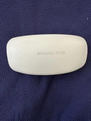 Michael Kors Sunglasses Case Hard Shell White new clean cloth - Image 1 of 2
