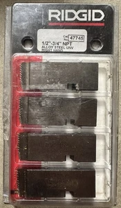 RIDGID 47745 Right Hand Pipe Die. 1/2” - 3/4” - Picture 1 of 2