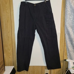 5.11 Tactical Cargo Pants Mens Size 34x32 Black Ripstop Utility - Picture 1 of 4
