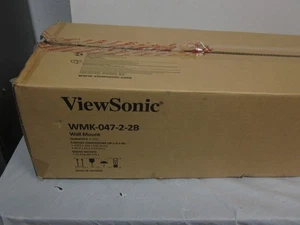 Viewsonic WMK-047-2-2B TV Monitor Wandhalterung Unterstützung bis 98" Display Neu im Karton - Bild 1 von 3