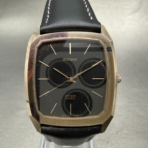 CITIZEN EXCEED 腕時計 中古 Citizen Exceed Watch Men 34mm Silver Dial Two Tone Date 5717