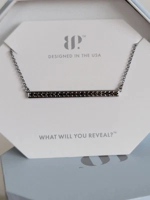 Bomb Party OG RBP4658 "El Collar Freya" Marrón Oscuro Tourm Circonita cúbica, Chapado en Hematita Foto 1 de 4