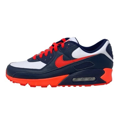 Nike Air Max 90 'USA' White Red Blue Sneakers, Size 10 BNIB HQ3691-900 - Image 1 of 4