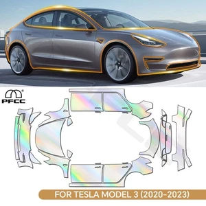 Tesla Model 3 2017-2023 FULL CAR PreCut Kit Paint Protection Film Clear PPF TPU - Picture 1 of 20