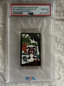 PSA 10 Pokemon Hanafuda November Kanto Mr. Mime/exeggutor - Picture 1 of 2