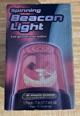 "Lámpara giratoria giratoria de 6"" roja iluminada de novedad para fiesta policía - 7""" Foto 1 de 4