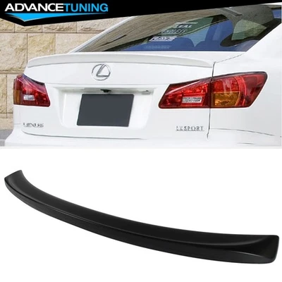 Fits 06-13 Lexus IS250 IS350 IS F Sedan Rear Trunk Spoiler Wing ABS Unpainted Foto 1 de 4