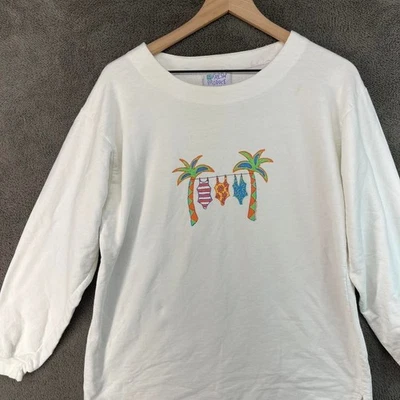 Pullover vintage de productos frescos con bikinis de playa talla pequeña  Foto 1 de 4