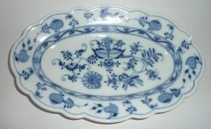 Teichert Stadt Meissen Zwiebelmuster ovale Servierschale Platte 31 x 19 x4,5 cm - Bild 1 von 4