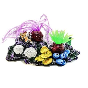 Hidom Aquarium Fish Tank PolyResin Coral Ornament Polyp Rock Marine Decor - Picture 1 of 2