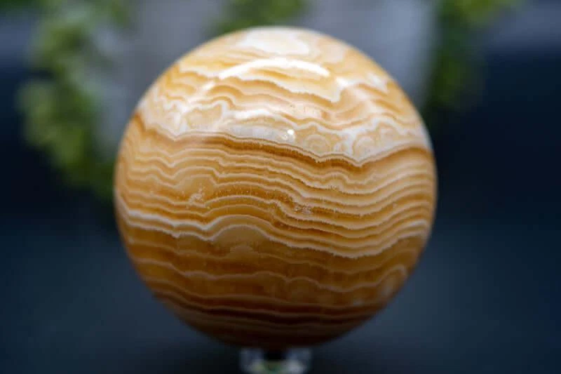 Orange Calcite Sphere 75mm/2.9" - Image 1 of 1