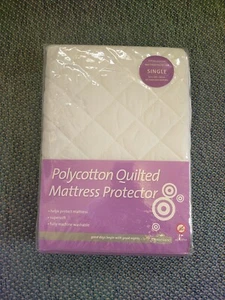 Downland Polycotton Quilted Mattress Protector - Single - Picture 1 of 6