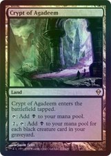 Crypt of Agadeem - Foil New MTG Zendikar Magic 2B3