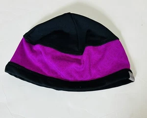 Champion C9 High Performance Beanie with Pony Tail Opening One Size Black Purple - Picture 1 of 5